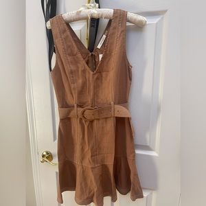 NWT. Belted. Caramel latte in color. Small.